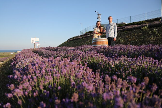 Aroma sampling of 5 Bulgarian Lavender varieties at DiVes Winery - Is $17.36 good value?