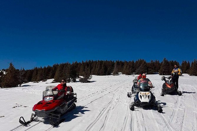 Borovets Ultimate Snowmobile Experience - Getting comfortable on your snowmobile