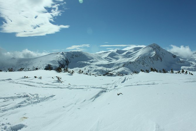 Full day Snowshoeing tour to Bezbog peak 2645 m in Pirin Mountains - The chairlift climb to Bezbog Hut at 2,240 meters