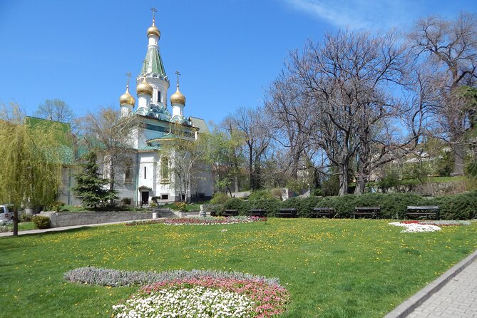 Private city walking tour of Sofia - Ivan Vazov Theater and a more relaxed city park