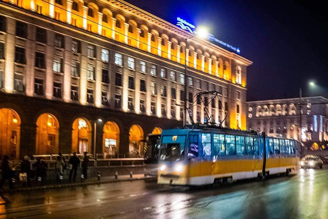 Private Sofia Night Tour with Bulgarian Folklore & Dinner - Saint Nikolas Russian Church and the nearby monuments