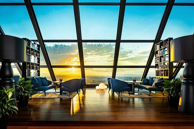 Sofia from the Top and Alexander Nevski Catherdral - Ozone Skybar: a social finish above the city