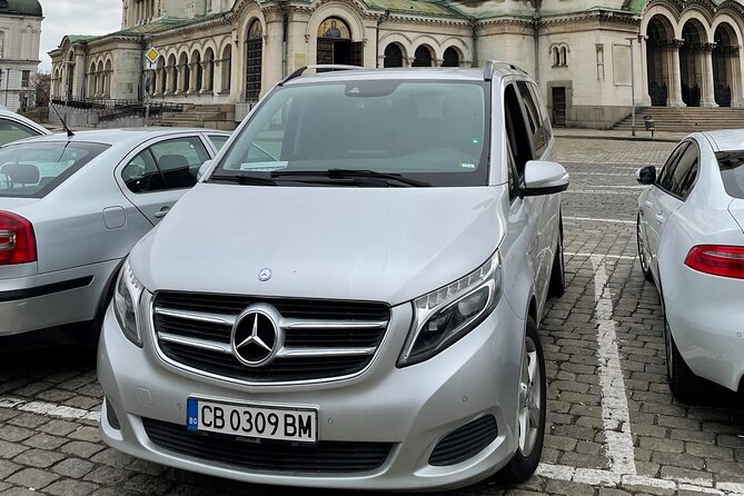 Transfer from the Sofia Airport to your hotel in Sofia by VIP Mercedes V class - A calm landing after Sofia Airport