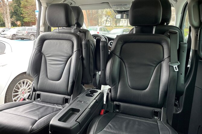 Transfer from the Sofia Airport to your hotel in Sofia by VIP Mercedes V class - What the Mercedes V Class adds