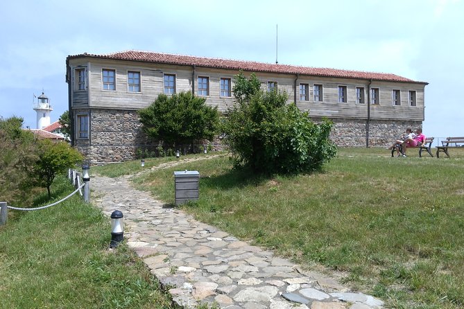 Visit the Unique & Only Bulgarian Black Sea Island Saint Anastasia - A port, a small beach bar, and swimming